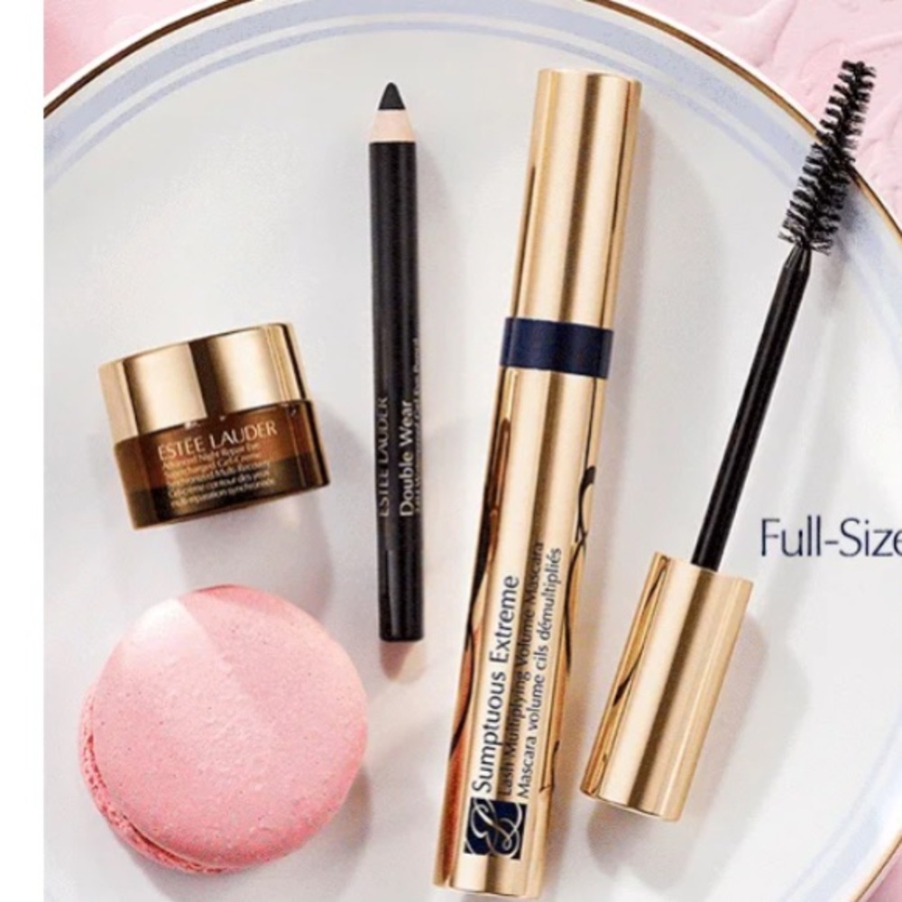 Estee Lauder Eye Trio:  Extreme Mascara, Eye Liner & Advanced Eye Night Gel